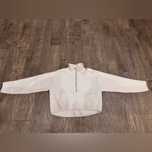 Lululemon Athletica Ivory Quarter-Zip Jacket